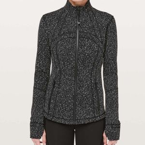 Lululemon Define Jacket - Magnetized Jacquard Black White